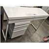 Image 1 : IKEA BESTÅ BURS Desk (High-Gloss) (2 Drawer) c/w Rolling 3 Drawer Organizer Unit (Ideal for Nail Tec