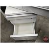 Image 4 : IKEA BESTÅ BURS Desk (High-Gloss) (2 Drawer) c/w Rolling 3 Drawer Organizer Unit (Ideal for Nail Tec