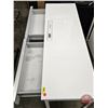 Image 6 : IKEA BESTÅ BURS Desk (High-Gloss) (2 Drawer) c/w Rolling 3 Drawer Organizer Unit (Ideal for Nail Tec
