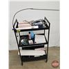 Image 1 : Nail Tech Cart w/Contents!!! Including : - Erica's M20 Nail Drill - Koko & Clair UV LED Nail Lamp - 