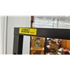 Image 8 : IKEA VITTSJÖ Shelf Unit w/Black Metal Frame & Glass Shelves  (Measures : 69"H x 20"W x 14-1/4"D)