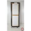 Image 6 : Plastic Framed Canvas Wall Art : "Today is a good day … "  (Measures : 37"H x 13"W x 1-3/4"