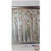 Image 4 : Large Framed Canvas Wall Art : Textured Landscape  (Measures : 29"H x 53"W)