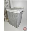 Image 4 : Laundry Bins (2) & Metal Wall Art  (Large Bin Measures : 22"H x 13-1/2"W x 13-1/2"D)