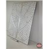 Image 2 : Canvas Birch Leaf Wall Art  (Measures : 39-1/4"H x 27-1/2"W)