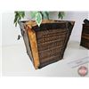 Image 4 : Artificial Trees in Planters (2) (Largest Approx Height : 48")
