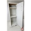 Image 2 : Small White Cupboard  (Measures : 31-1/2"H x 12"W x 11-3/4"D)