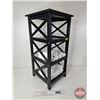 Image 3 : Accent Table (3 Tier) w/X Frame Design (Measures : 29-3/4"H x 12-1/4"W x 13-1/2"D)