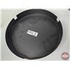 Image 5 : Black Tin Pedestal Side Tables (2) (Measures : 25-3/4"H x 19-1/4"Dia)