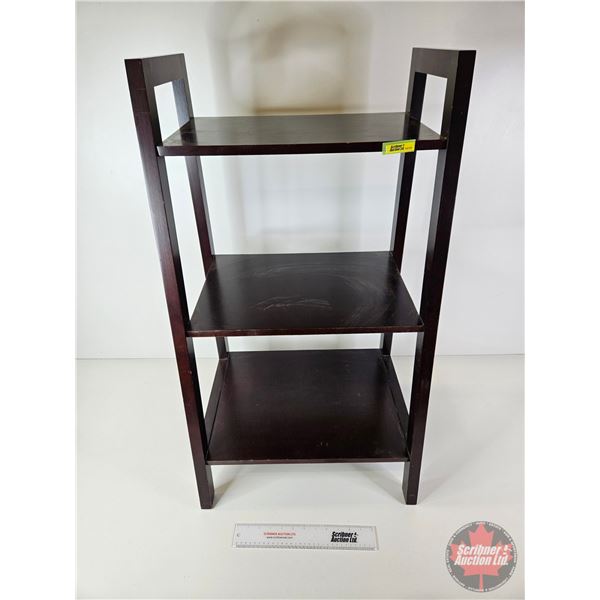 Ladder Style 3-Tier Shelving Unit  (Measures : 36"H x 20"W x 16"D)