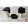 Image 1 : Tilley Caps (3) : c/w Display Heads (2) : (2) Size Small & (1) Size Medium