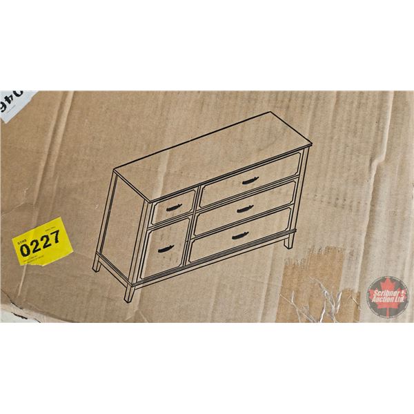 Wide Dresser (White) (NIB) (Box Measures: 12"H x 57"W x 21"D)  (Heavy)