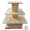 Image 1 : 3 Tier Retail Store Display Shelving Unit  (48"H x 48"W x 48"D)