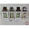 Image 3 : Memorial Candle Lanterns ~ Forever in our Hearts (4) (each with Batt Op Candle) (12-3/4"H x 6-1/4"W 
