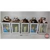 Image 3 : Memorial Candle Lanterns ~ Forever in our Hearts (5) (each with Batt Op Candle) (17-1/2"H x 9"W x 9"