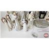 Image 10 : Large Variety of Memorial Angel Figurines & Candle Lanterns etc (27pcs)
