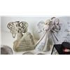 Image 12 : Large Variety of Memorial Angel Figurines & Candle Lanterns etc (27pcs)