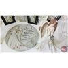 Image 7 : Large Variety of Memorial Angel Figurines & Candle Lanterns etc (27pcs)