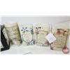 Image 2 : Variety of Memorial Flicker Wick Flameless Candles & Lantern (8 Batt Op Candles & 1 Lantern) (Talles