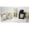 Image 3 : Variety of Memorial Flicker Wick Flameless Candles & Lantern (8 Batt Op Candles & 1 Lantern) (Talles
