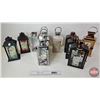 Image 1 : Memorial Candle Lanterns ~ Variety (11) (each with Batt Op Candle) (Tallest Measures: 13"H)