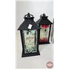 Image 7 : Memorial Candle Lanterns ~ Variety (11) (each with Batt Op Candle) (Tallest Measures: 13"H)