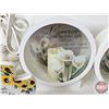 Image 11 : Memorial Themed Home Decor items with uplifting quotes and butterfly motifs (19pcs) : (Incl. Plaques