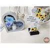 Image 15 : Memorial Themed Home Decor items with uplifting quotes and butterfly motifs (19pcs) : (Incl. Plaques
