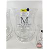 Image 3 : Clear Glass Vases (Large) (4) MICA DECORATIONS "a thing of beauty is joy forever" (Large : 13-1/2"H)