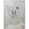 Image 4 : Clear Glass Vases (Large) (4) MICA DECORATIONS "a thing of beauty is joy forever" (Large : 13-1/2"H)