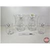 Image 6 : Clear Glass Vases (Large) (4) MICA DECORATIONS "a thing of beauty is joy forever" (Large : 13-1/2"H)
