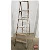 Image 1 : Antique 6ft Step Ladder (used for display piece)