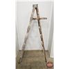 Image 2 : Antique 6ft Step Ladder (used for display piece)