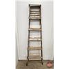 Image 4 : Antique 6ft Step Ladder (used for display piece)