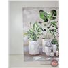 Image 2 : Canvas Wall Art : Potted Greenery (31-1/2" x 31-1/2")