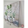 Image 4 : Canvas Wall Art : Potted Greenery (31-1/2" x 31-1/2")