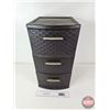 Image 1 : 3 Drawer Storage Unit (Plastic) (c/w Contents) (24"H x 12-1/2"W x 15"D)