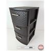Image 2 : 3 Drawer Storage Unit (Plastic) (c/w Contents) (24"H x 12-1/2"W x 15"D)