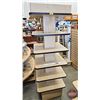 Image 1 : 6 Tier Rotating Retail Store Display Shelving Unit on castors (70-1/4"H x 23"W x 23"D)