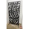 Image 1 : Metal Privacy Screen Fence Panel (Indoor or Outdoor) (72" x 35-1/2")