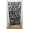 Image 2 : Metal Privacy Screen Fence Panel (Indoor or Outdoor) (72" x 35-1/2")