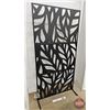 Image 3 : Metal Privacy Screen Fence Panel (Indoor or Outdoor) (72" x 35-1/2")
