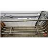 Image 3 : Art Deco Glass-Top Console Table  (34"H x 68"W x 13"D)