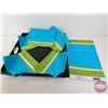 Image 6 : Combo: Place Mats; "NOW Designs" Plates (4); Plant Pot; Wooden Tray (Tray Measures: 4"H x 23-3/4"W x
