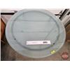 Image 4 : Glass Top Round Table : Metal Frame (1/2" Glass Top) (31"H x 36"Dia)