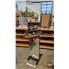 Image 5 : Rolling Dressing Mirror with Clothes Rack Back  (69-1/2"H x 15-1/2"W x 19-1/2"D)