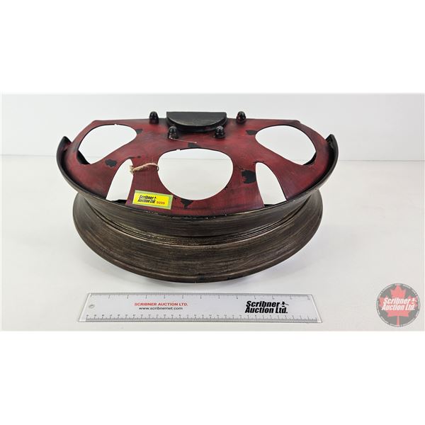 Automotive Décor Tin Wall Mount Wine Rack (18"H x 7-3/4"W x 9"D)