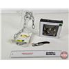 Image 1 : Combo: Chain Wine Bottle Holder; VinoLife Cork Screw; Wine Glass Charms