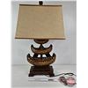 Image 4 : Canoe Electric Table Lamp : Crestview Collection (Total Measures: 32"H)