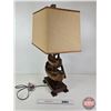 Image 5 : Canoe Electric Table Lamp : Crestview Collection (Total Measures: 32"H)